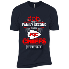 Load image into Gallery viewer, God First Family Second Then Kansas City Chiefs Football
