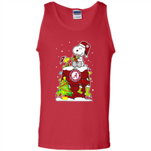 Load image into Gallery viewer, Alabama Crimson Tide Ugly Christmas Sweaters Snoopy Woodstock sweater