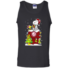 Load image into Gallery viewer, Alabama Crimson Tide Ugly Christmas Sweaters Snoopy Woodstock sweater