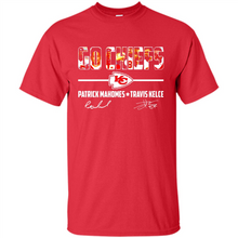 Load image into Gallery viewer, Go Chiefs Kansas City Patrick Mahomes Travis Kelce Signatures # Zawin store