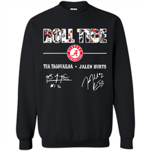 Load image into Gallery viewer, Roll Tide Alabama Crimson Tua Tagovailoa Jalen Hurts Signatures Shirt Roll Tide Alabama Crimson Tua Tagovailoa Jalen Hurts Signatures