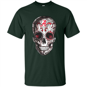 Alabama crimson tide sugar skull