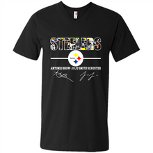 Load image into Gallery viewer, Pittsburgh Steelers Antonio Brown Juju Smith Signatures Football Fans