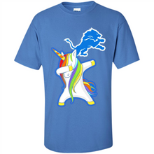 Load image into Gallery viewer, Detroit Lions Footballl Dabbing Unicorn# Zawin