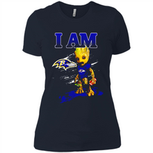Load image into Gallery viewer, I Am Baltimore Ravens Groot Football Lovers Nfl# Zawin