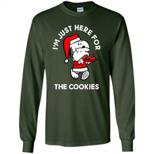 Load image into Gallery viewer, Peanuts Santa Claus Snoopy I’m Just Here For The Cookies