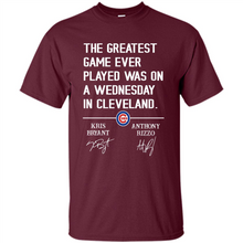 Load image into Gallery viewer, The greatest game ever played was on a wednesday in cleveland
