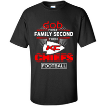 Load image into Gallery viewer, God First Family Second Then Kansas City Chiefs Football
