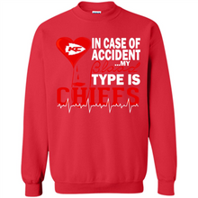 Load image into Gallery viewer, Nfl My Blood Type Is Kansas City Chiefs Gift For Fans # Zawin