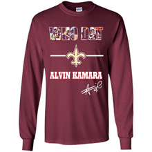 Load image into Gallery viewer, Who Dat Alvin Kamara Signature # Zawin