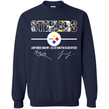 Load image into Gallery viewer, Pittsburgh Steelers Antonio Brown Juju Smith Signatures Football Fans