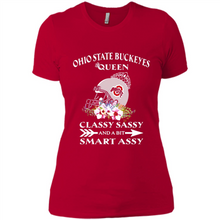 Load image into Gallery viewer, Ohio State Buckeyes Queen Classy Sassy and A Bit Smart Assy