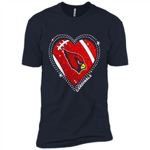 Load image into Gallery viewer, Arizona Cardinals Football Diamond Heart# pukas-store