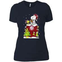 Load image into Gallery viewer, Alabama Crimson Tide Ugly Christmas Sweaters Snoopy Woodstock sweater