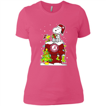 Load image into Gallery viewer, Alabama Crimson Tide Ugly Christmas Sweaters Snoopy Woodstock sweater