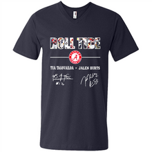 Load image into Gallery viewer, Roll Tide Alabama Crimson Tua Tagovailoa Jalen Hurts Signatures Shirt Roll Tide Alabama Crimson Tua Tagovailoa Jalen Hurts Signatures