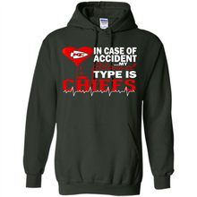 Load image into Gallery viewer, Nfl My Blood Type Is Kansas City Chiefs Gift For Fans # Zawin