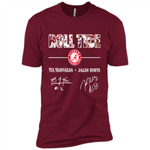Load image into Gallery viewer, Roll Tide Alabama Crimson Tua Tagovailoa Jalen Hurts Signatures Shirt Roll Tide Alabama Crimson Tua Tagovailoa Jalen Hurts Signatures
