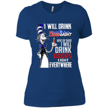 Load image into Gallery viewer, The Cat In The Hat I Will Drink Coors Light Here Or There I Will Drink Coors Light Everywhere