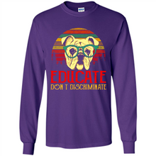 Load image into Gallery viewer, Bulldog Educate Don’t Discriminate Sunset Vintage