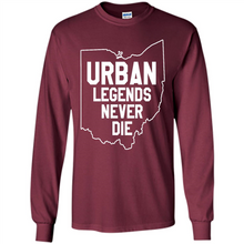 Load image into Gallery viewer, Urban Meyer Legends Never Die Football Fans Ohio Map