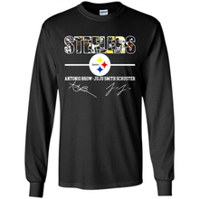 Load image into Gallery viewer, Pittsburgh Steelers Antonio Brown Juju Smith Signatures Football Fans