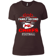 Load image into Gallery viewer, God First Family Second Then Kansas City Chiefs Football