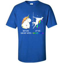 Load image into Gallery viewer, Before Smoke Weed After Smoke Weed Unicorn
