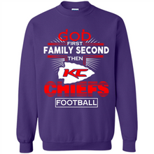 Load image into Gallery viewer, God First Family Second Then Kansas City Chiefs Football