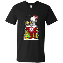 Load image into Gallery viewer, Alabama Crimson Tide Ugly Christmas Sweaters Snoopy Woodstock sweater