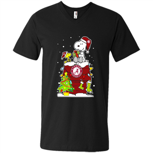 Alabama Crimson Tide Ugly Christmas Sweaters Snoopy Woodstock sweater
