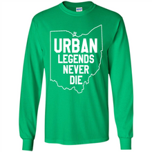 Load image into Gallery viewer, Urban Meyer Legends Never Die Football Fans Ohio Map