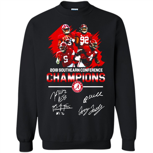 Alabama Crimson Tide 2018 Southeastern Conference Champions 4 Signature