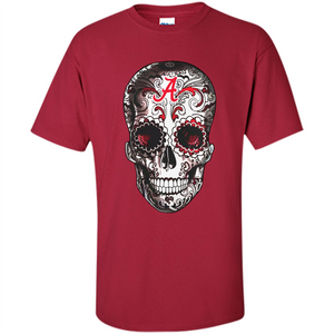 Alabama crimson tide sugar skull