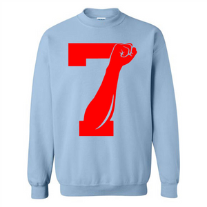 7 Fist Up Colin Kaepernick white