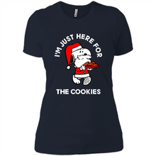 Load image into Gallery viewer, Peanuts Santa Claus Snoopy I’m Just Here For The Cookies