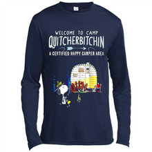 Load image into Gallery viewer, Welcome to camp Quitcherbitchin a certified happy camper area Snoopy # Zawin