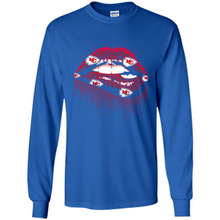 Load image into Gallery viewer, Glitter Lips Shirt For Kansas City Chiefs Fans