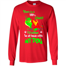 Load image into Gallery viewer, Grinch There Is A 100% Chance I's Rather Be At Home With My Dog