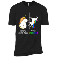 Load image into Gallery viewer, Before Smoke Weed After Smoke Weed Unicorn