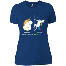 Load image into Gallery viewer, Before Smoke Weed After Smoke Weed Unicorn