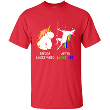 Load image into Gallery viewer, Before Smoke Weed After Smoke Weed Unicorn