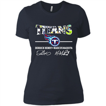 Load image into Gallery viewer, Tennessee Titans Derrick Henry Marcus Mariota Signatures Football