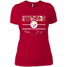 Load image into Gallery viewer, Pittsburgh Steelers Antonio Brown Juju Smith Signatures Football Fans