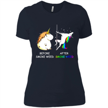Load image into Gallery viewer, Before Smoke Weed After Smoke Weed Unicorn