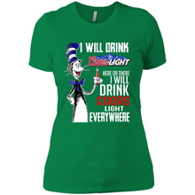 Load image into Gallery viewer, The Cat In The Hat I Will Drink Coors Light Here Or There I Will Drink Coors Light Everywhere