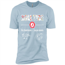 Load image into Gallery viewer, Roll Tide Alabama Crimson Tua Tagovailoa Jalen Hurts Signatures Shirt Roll Tide Alabama Crimson Tua Tagovailoa Jalen Hurts Signatures