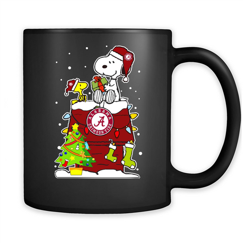 Alabama Crimson Tide Ugly Christmas Sweaters Snoopy Woodstock sweater