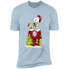 Load image into Gallery viewer, Alabama Crimson Tide Ugly Christmas Sweaters Snoopy Woodstock sweater