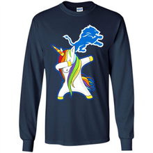 Load image into Gallery viewer, Detroit Lions Footballl Dabbing Unicorn# Zawin
